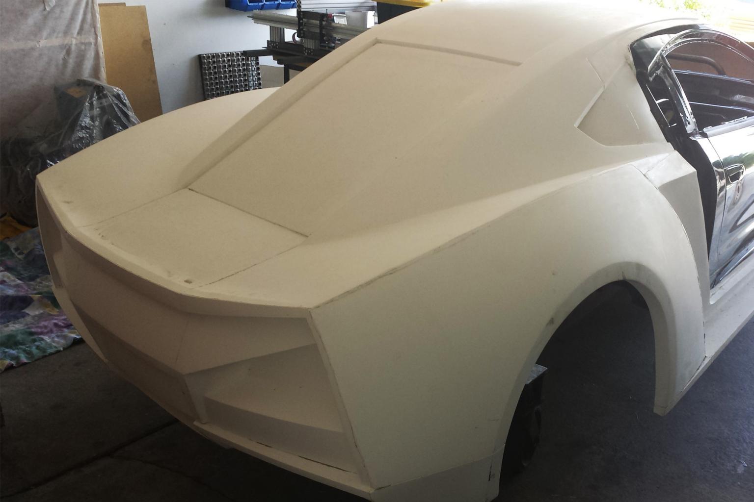 Custom car clearance body panels