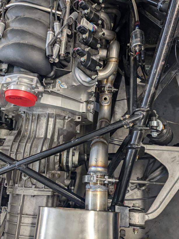 Camaro headers on GTM 3.jpg