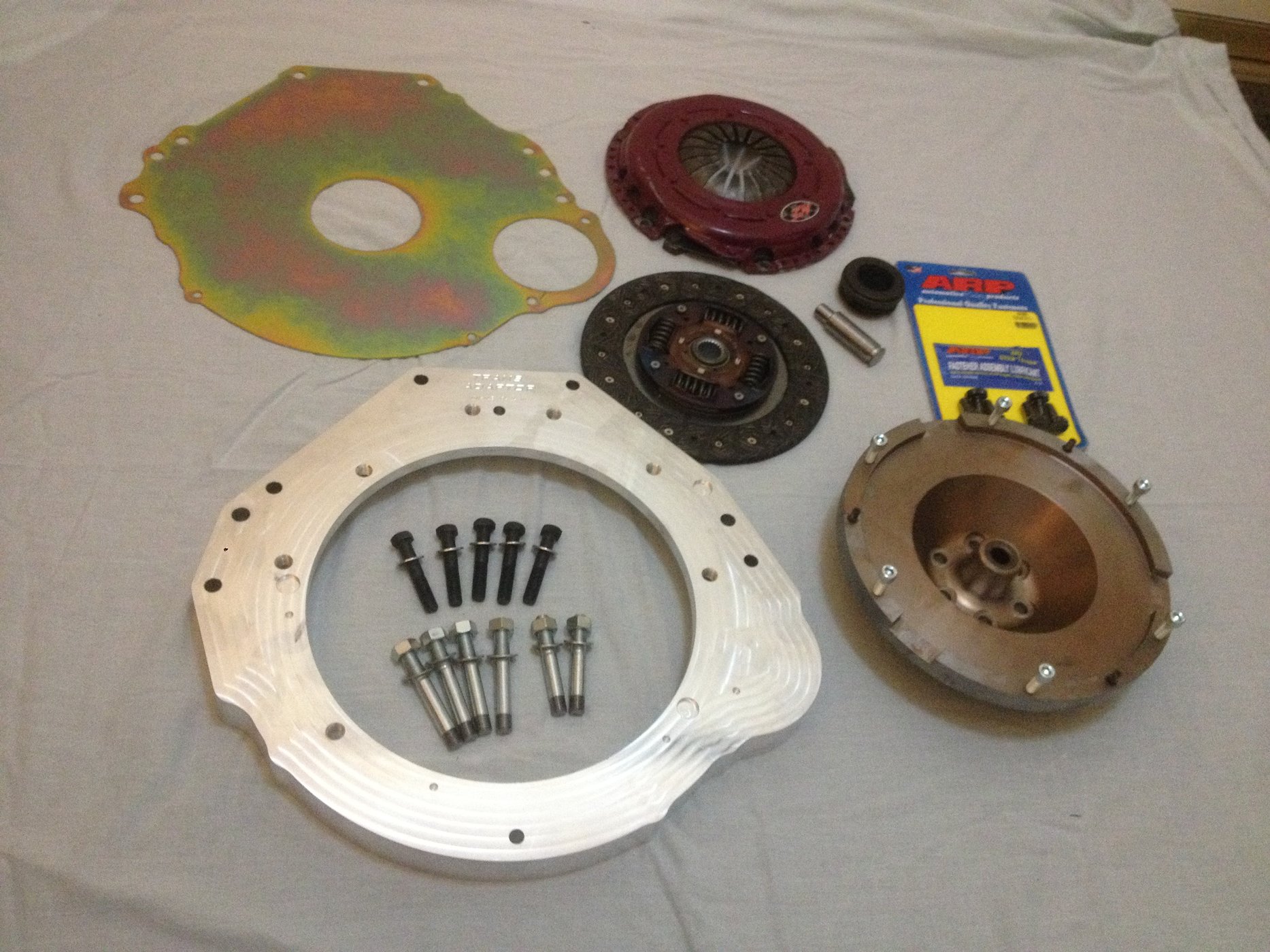Ford Windsor to Audi 01E adapter kit 001.jpg