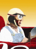 Shelby as GP driver, painting by Wallace Wyss.png