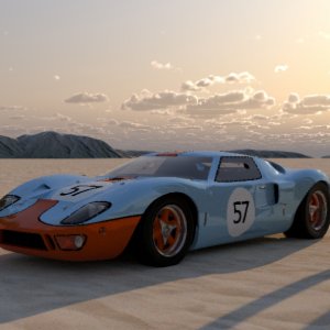 GT40 Paint Renderings