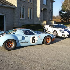 side by side