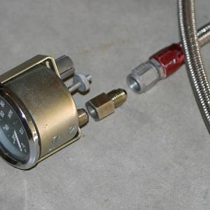 BSP adapter to Smiths Oil Pressure Gauge