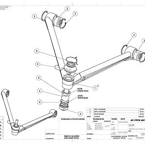 SPF Left Front LCA Drawing