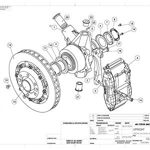 SPF Left Front Upright Drawing