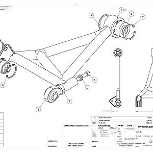 SPF Left Rear LCA Drawing