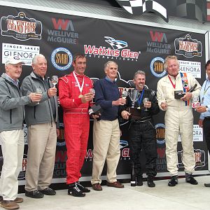 Olthoff on the podium