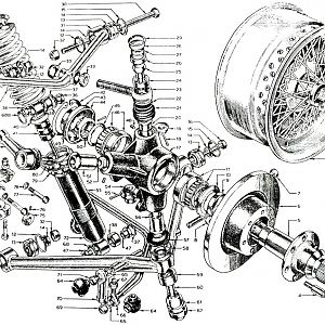 Parts Book, Front Suspension