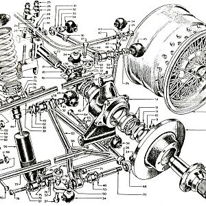 Media 'Parts Book, Rear Suspension' in category 'Historic, Competition, Racing'