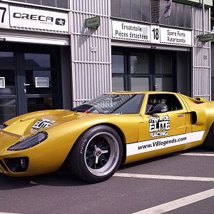 CAV GTR at Nürburgring historic Paddock