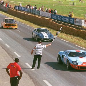 Racing GT40's