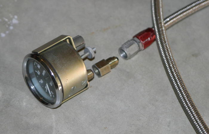 BSP adapter to Smiths Oil Pressure Gauge