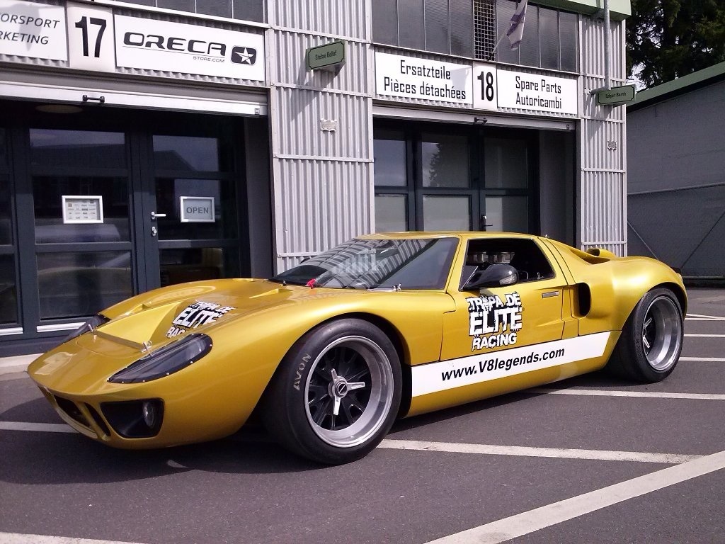 CAV GTR at Nürburgring historic Paddock