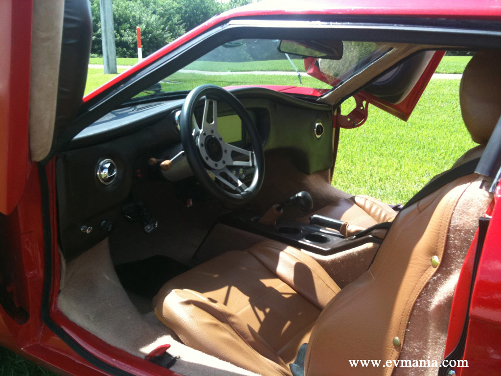 EV GT-40 Electric Car Interior
