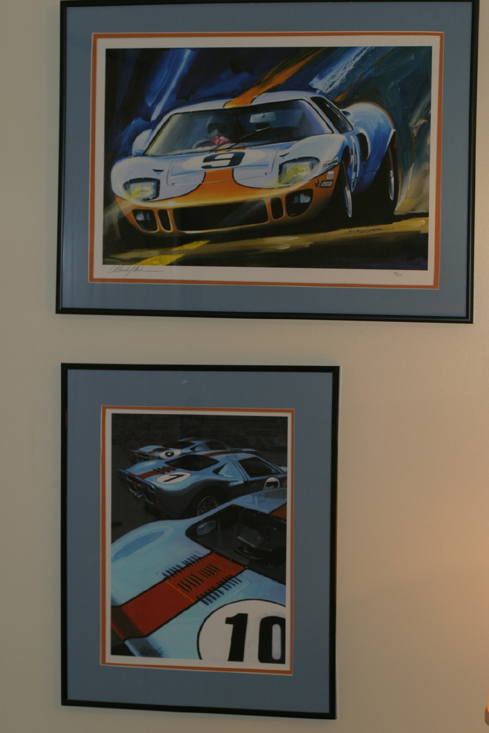 Gulf Cars in Acrylics