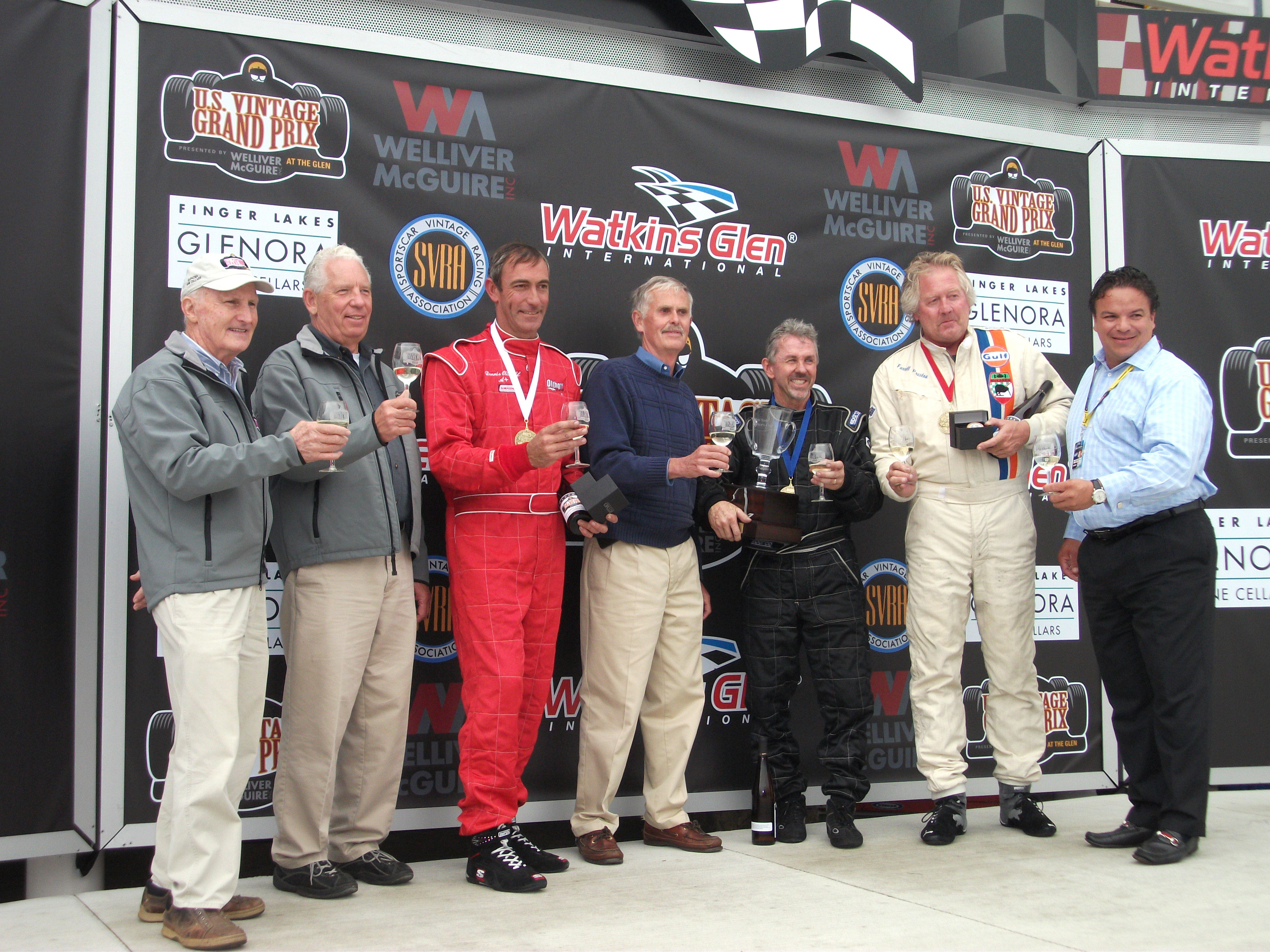 Olthoff on the podium