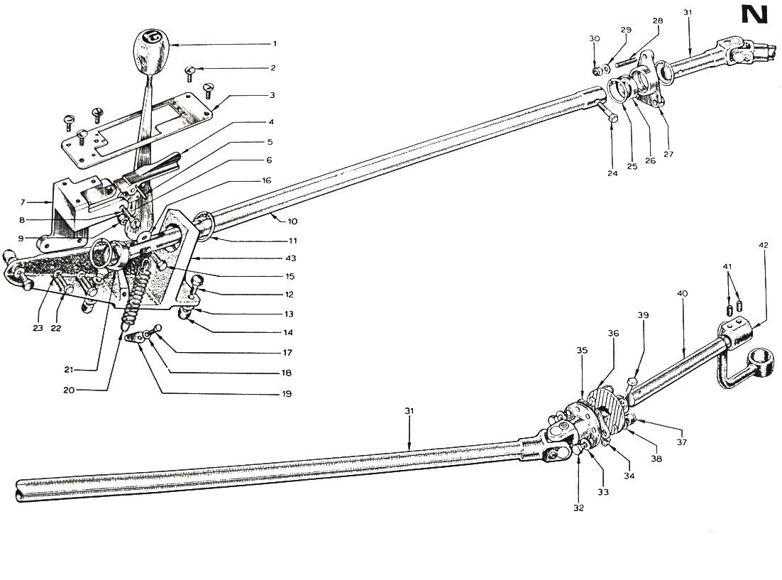 Parts Book, Shift mech.