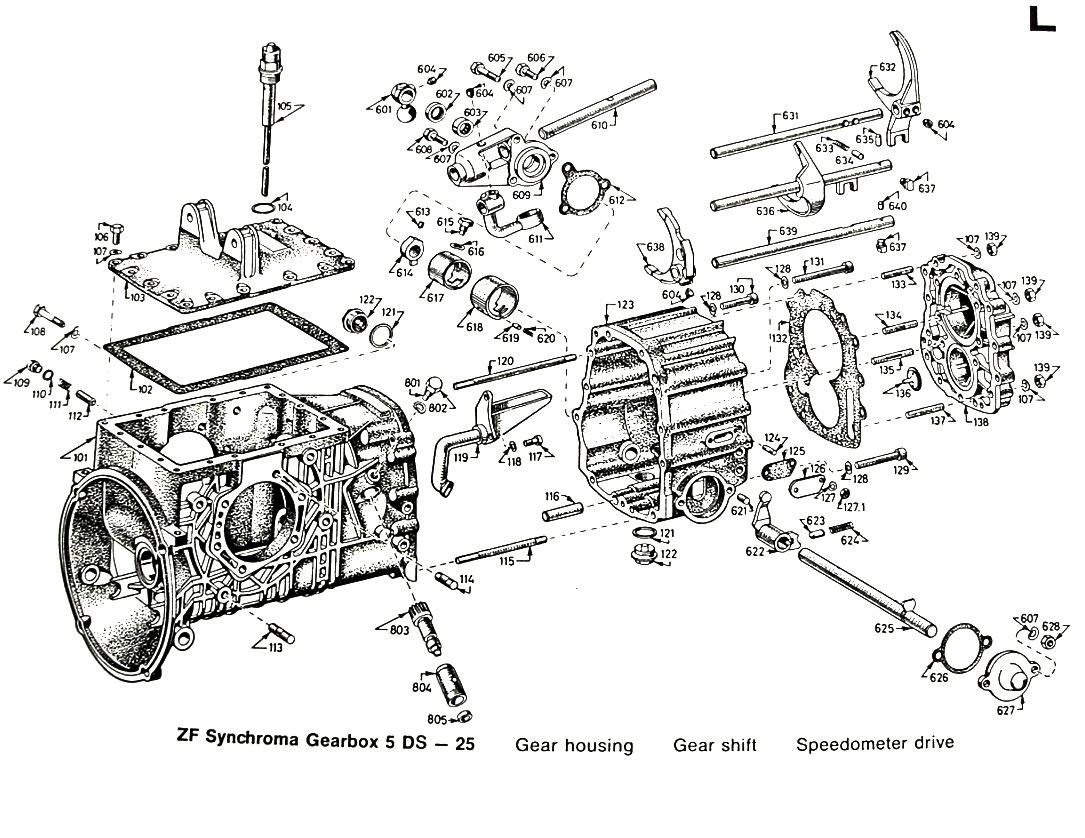 Parts Book, Transaxle externals