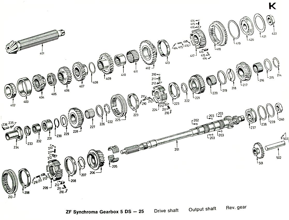 Parts Book, Transaxle Internals